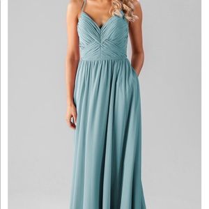 Deep Sea Kennedy Blue bridesmaids dress